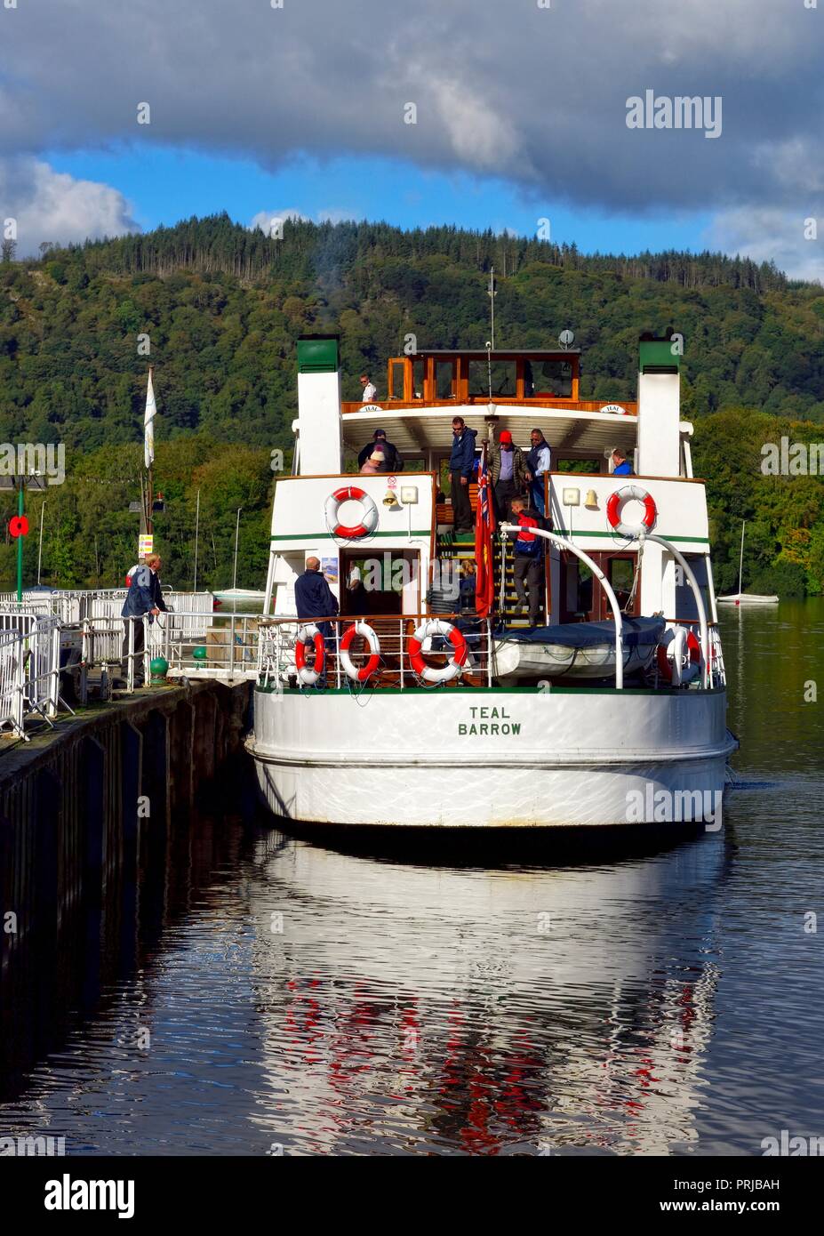 MV Teal, Dampfgarer, den Lake District, Bowness on Windermere, Cumbria, England, Großbritannien Stockfoto