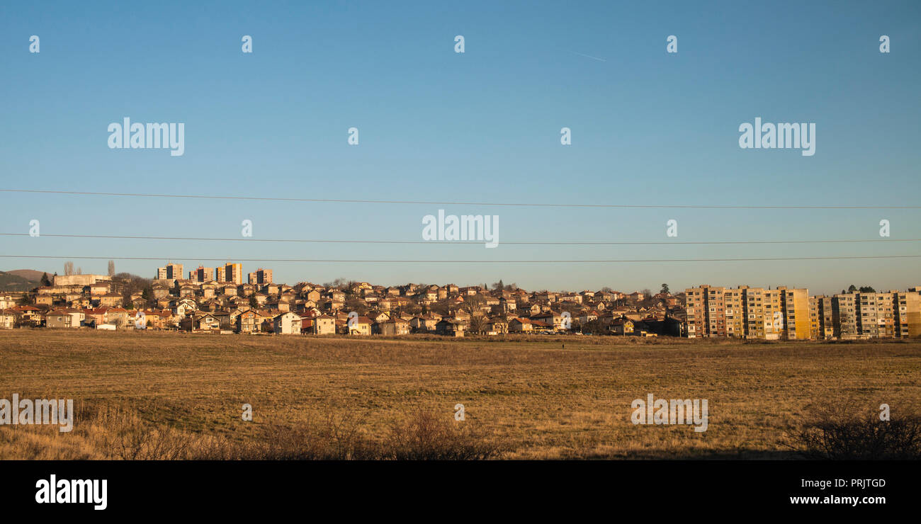 Sowjetischen Wohnsiedlungen, Bulgarien Stockfoto