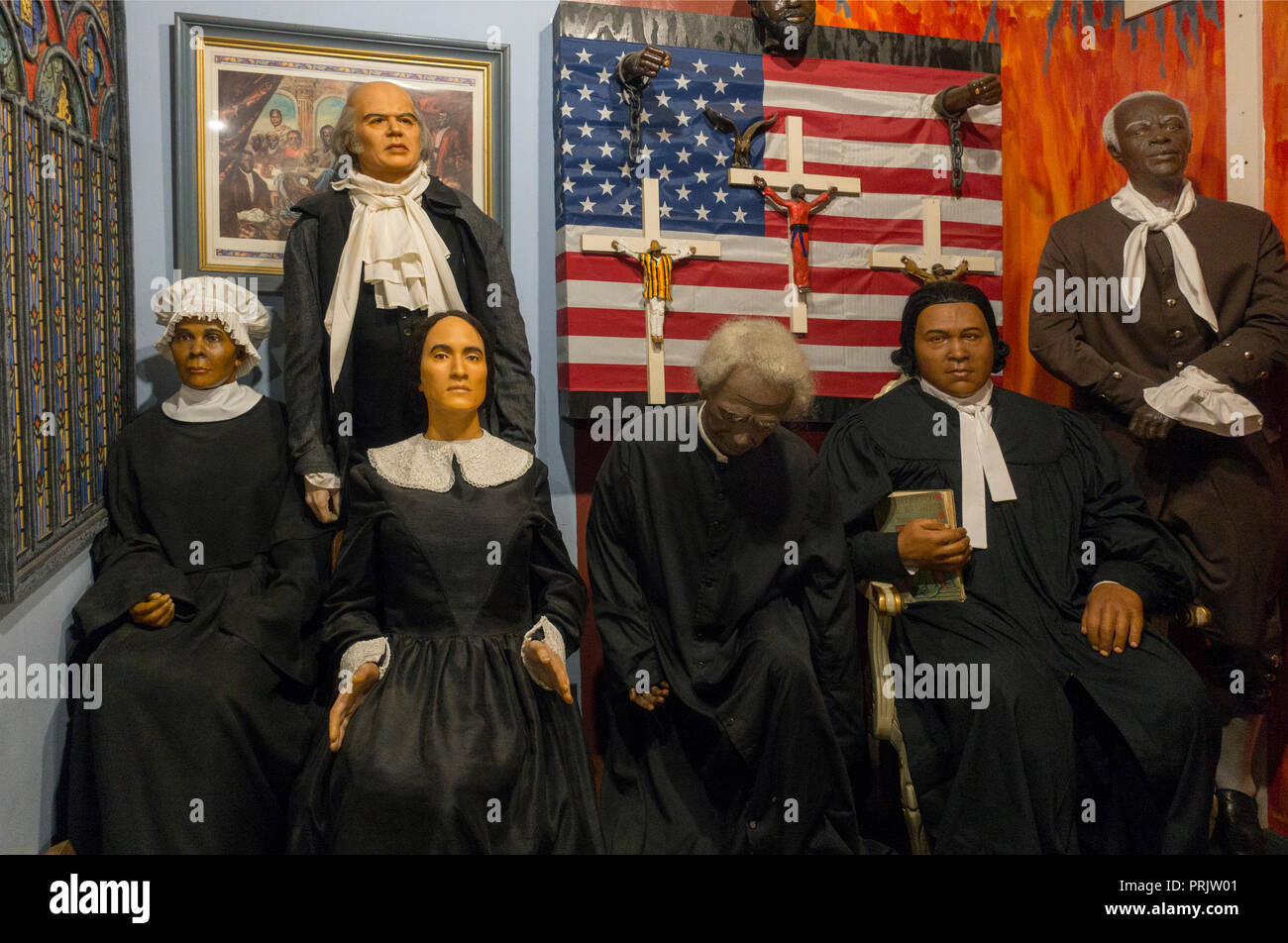 Die National Great Blacks in Wax Museum Baltimore MD Stockfoto