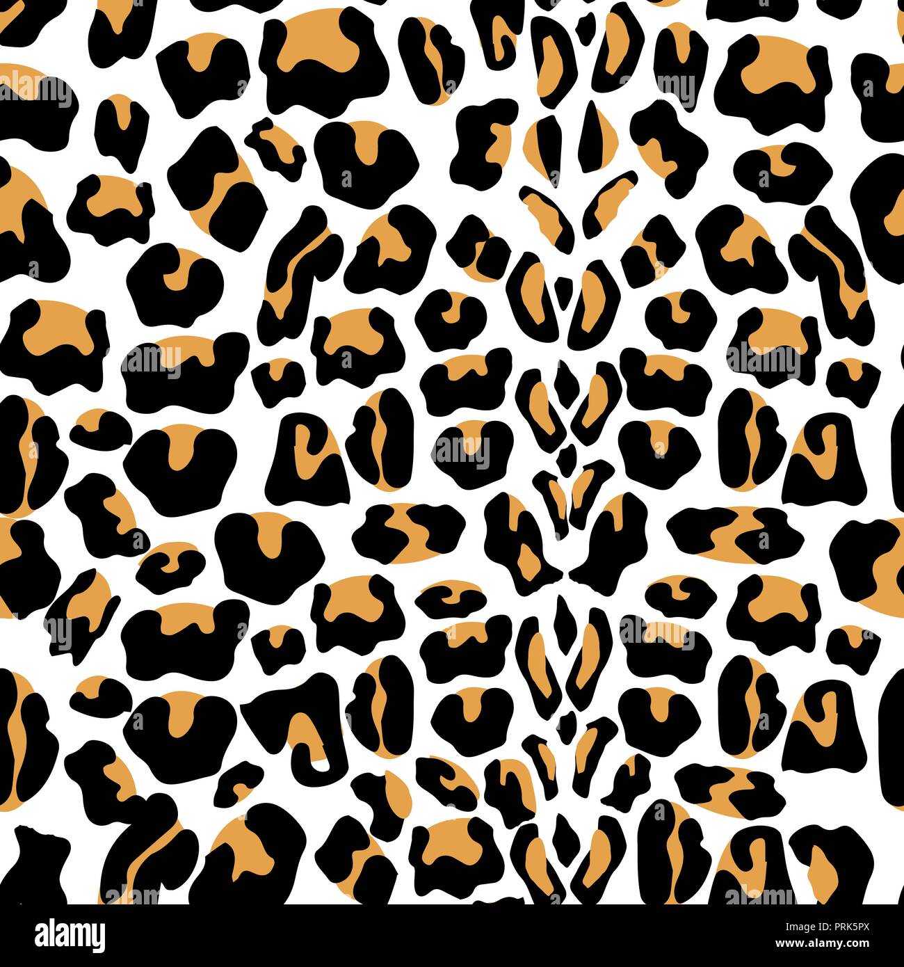 Leopard Nahtlose Muster Animal Print Vector Hintergrund Stock Vektorgrafik Alamy