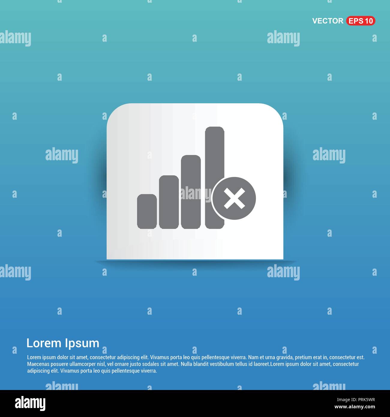 Kein Drahtloses Netzwerk Icon Blauen Aufkleber Button Stock Vektorgrafik Alamy