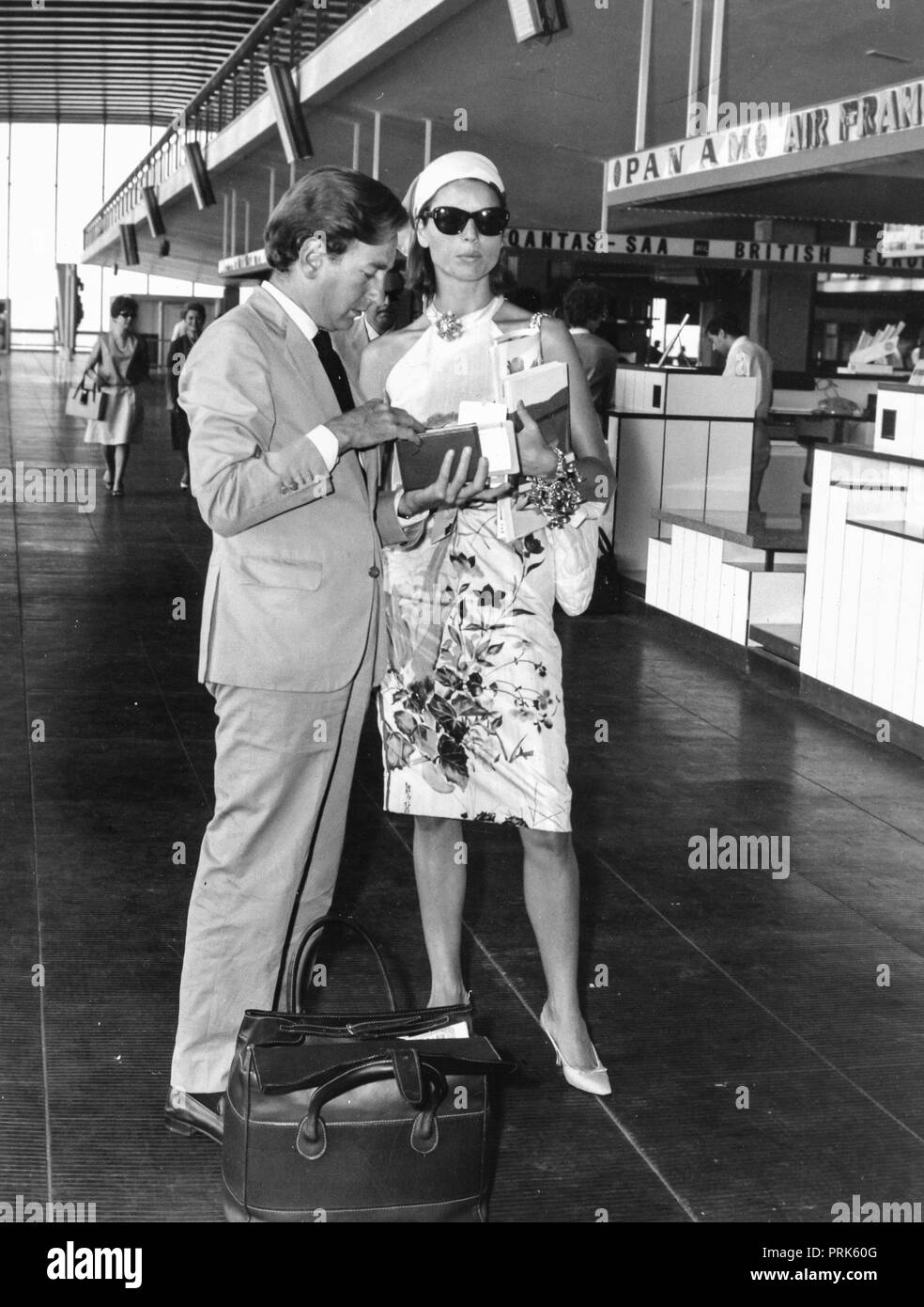 Elsa Martinelli, willy Rizzo, 1962 Stockfoto