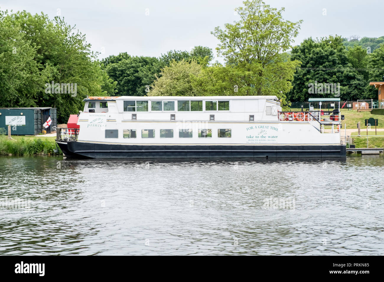 Das Nottingham Princess Pleasure Boat Cruiser, Trent, Nottingham, England, Großbritannien Stockfoto