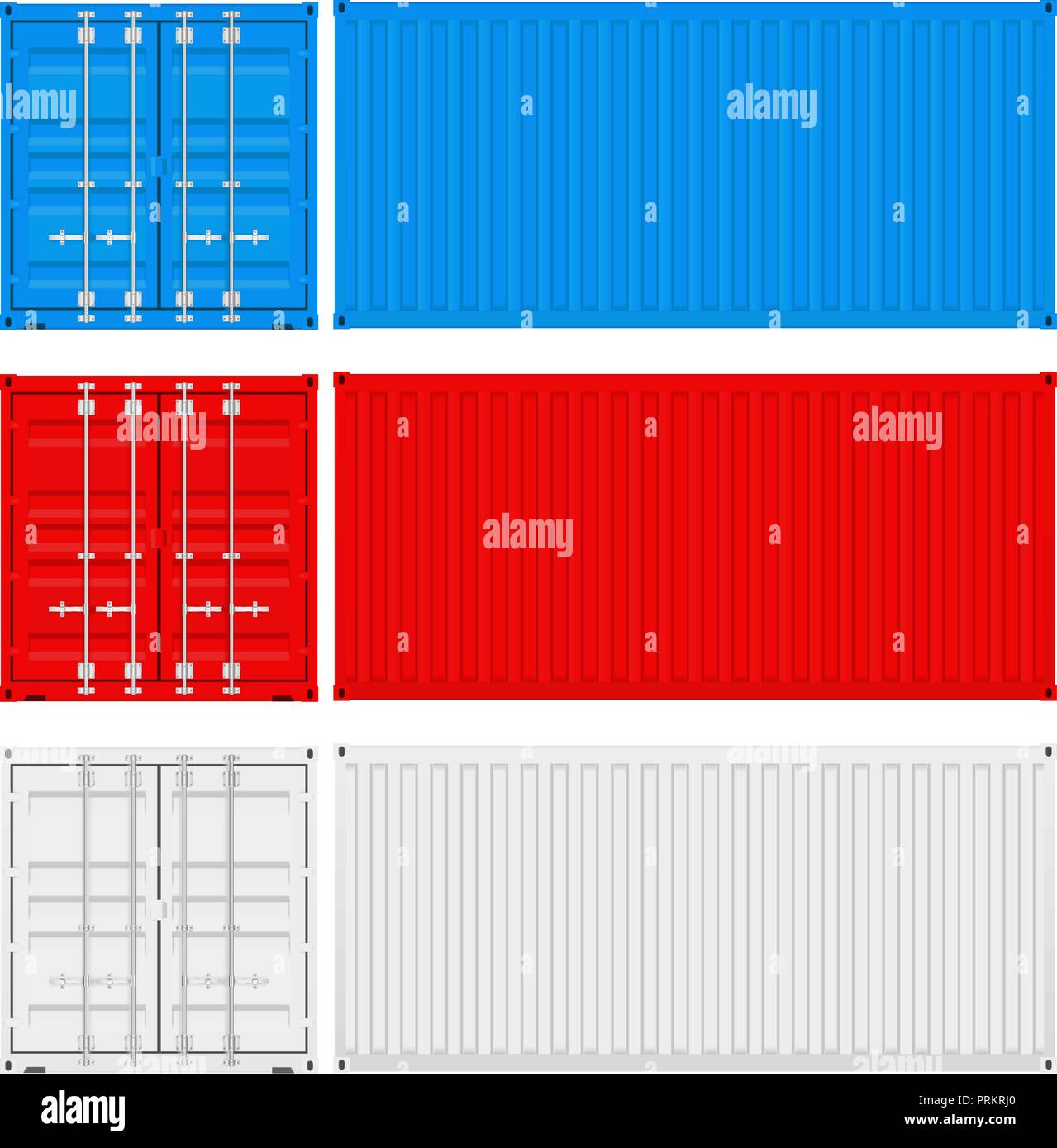 See-Container Stock Vektor