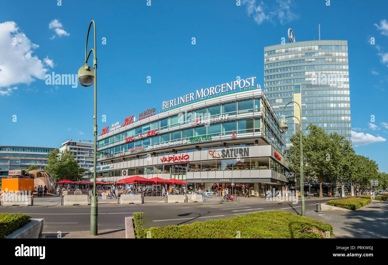 Europa-Center am Breitscheidplatz, Charlottenburg, Berlin, Deutschland Stockfoto