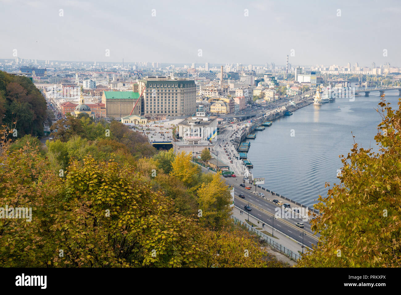 Kiew, Ansicht von oben Stockfoto