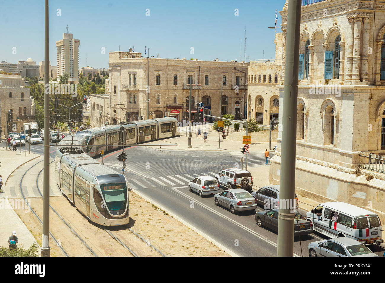 Altstadt von Jerusalem Stockfoto