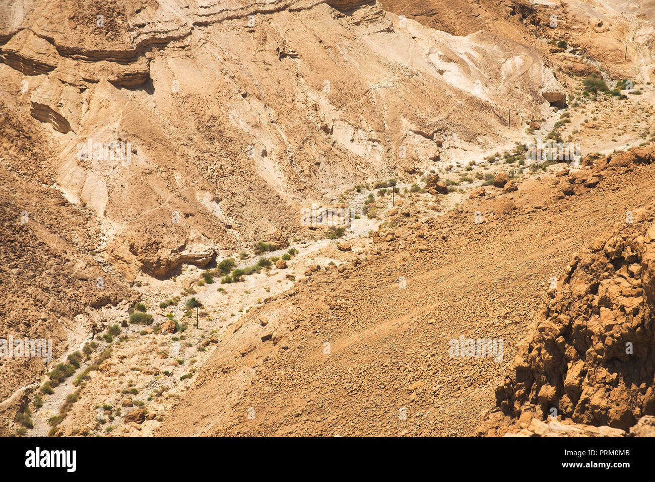 Schöne Sicht auf die Berge Stockfoto