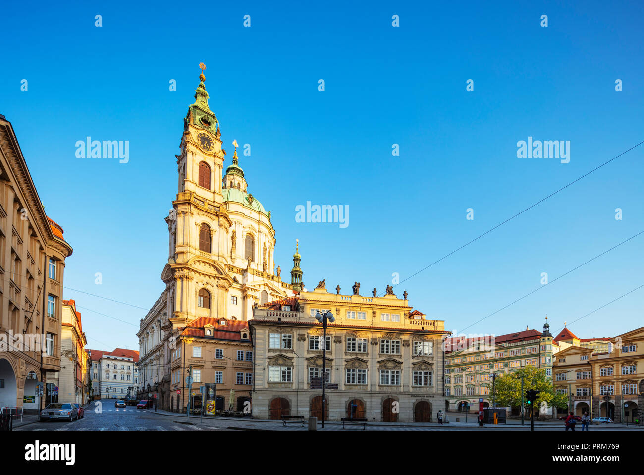 Europa, Tschechien, Böhmen, Prag, UNESCO-Welterbe, St. Nicholas Kirche Stockfoto