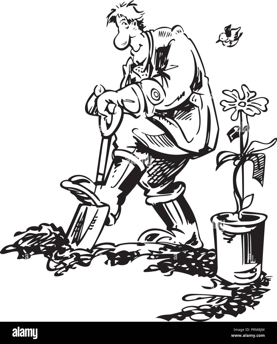 Gärtner cartoon Fotos und Bildmaterial in hoher Auflösung Alamy