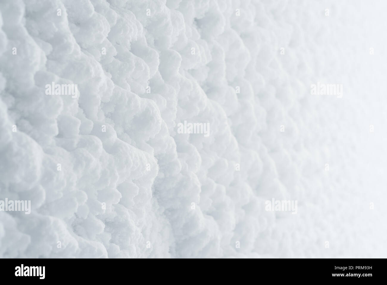 Abstrakte winter Hintergrund für Design. Raureif an der Wand Stockfoto