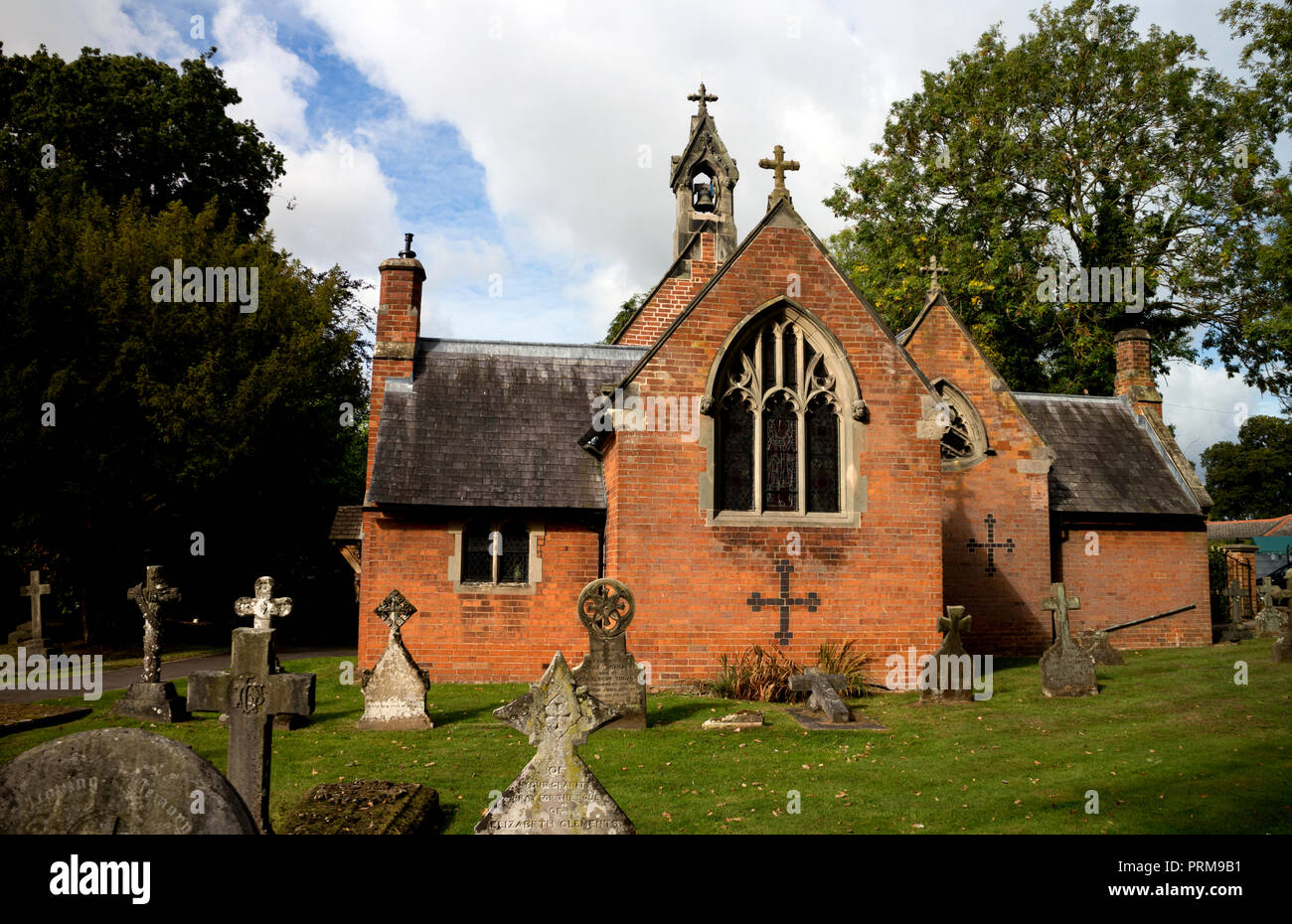 St. Augustine's Katholische Kirche, Kenilworth, Warwickshire, England, Großbritannien Stockfoto