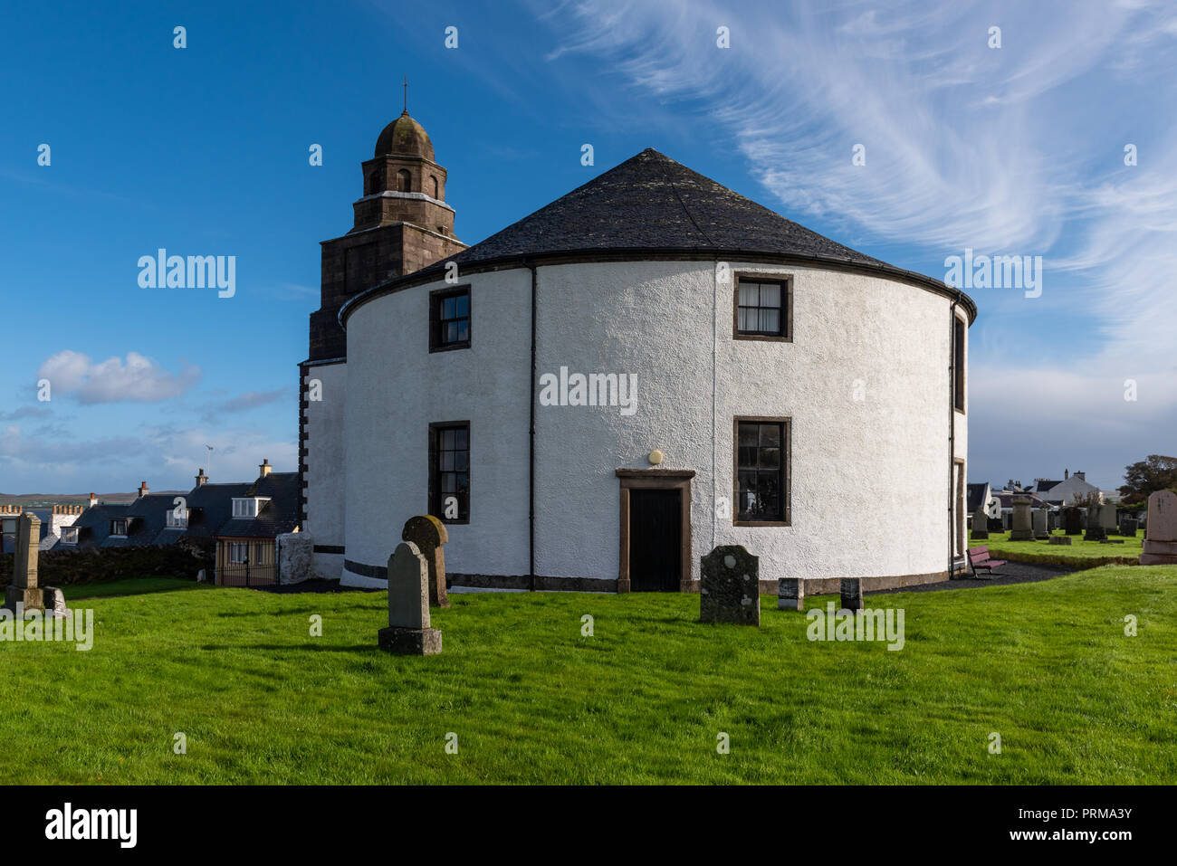 Kilarrow Pfarrkirche Bowmore auf der Insel Islay Schottland Stockfoto