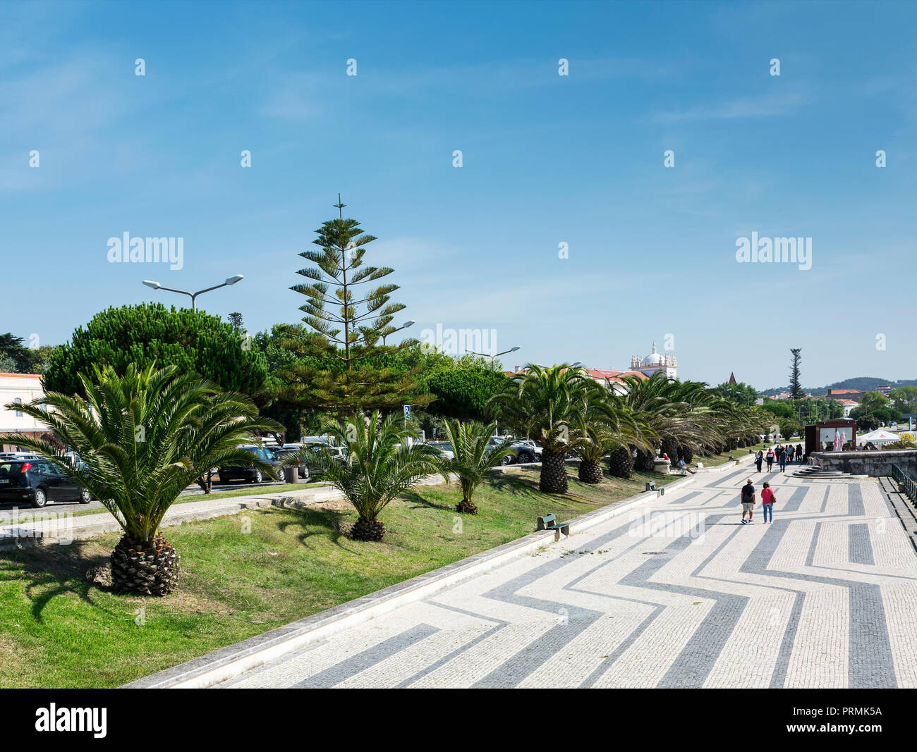 Downtowm Figueira da Foz City Central Street View in Portugal Stockfoto