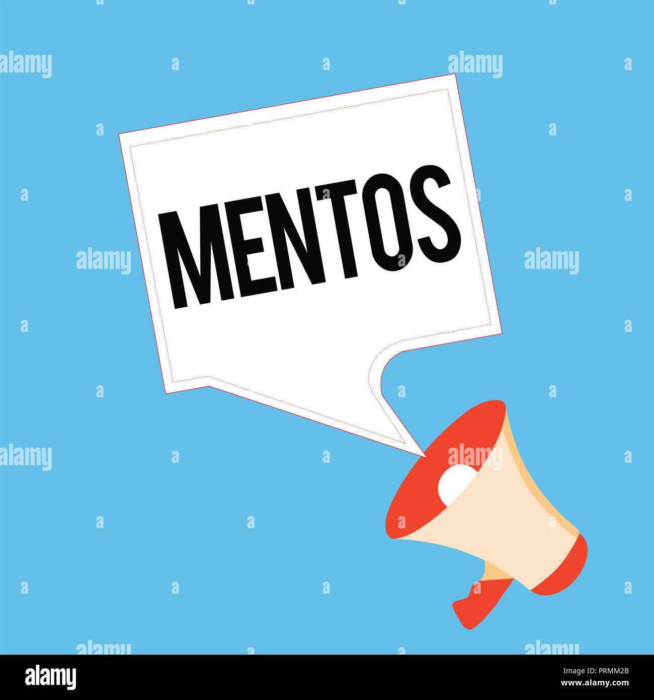 Handschrift text Mentos. Begriff Sinne Stil der jamaikanischen Volksmusik auf den traditionellen Tanz Rhythmus. Stockfoto