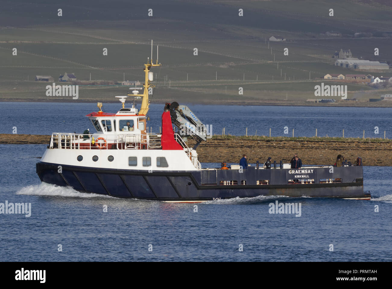 Fähre nach Graemsay, Orkney Isles Stockfoto