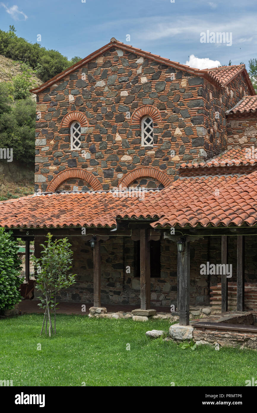 Mittelalterliche Vodoca Kloster Saint Leontius in der Nähe der Stadt Strumica, Republik Mazedonien Stockfoto