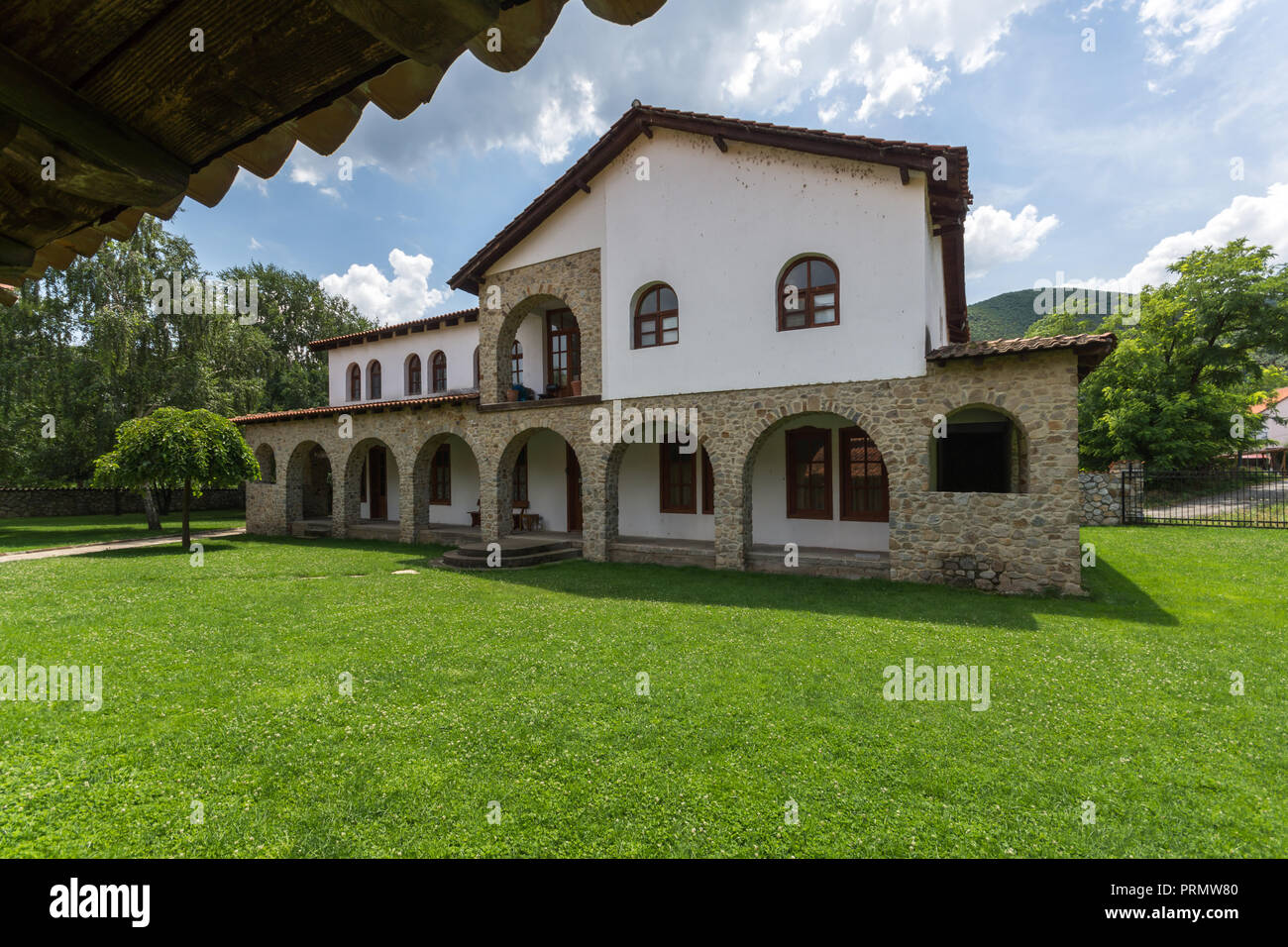 Mittelalterliche Vodoca Kloster Saint Leontius in der Nähe der Stadt Strumica, Republik Mazedonien Stockfoto