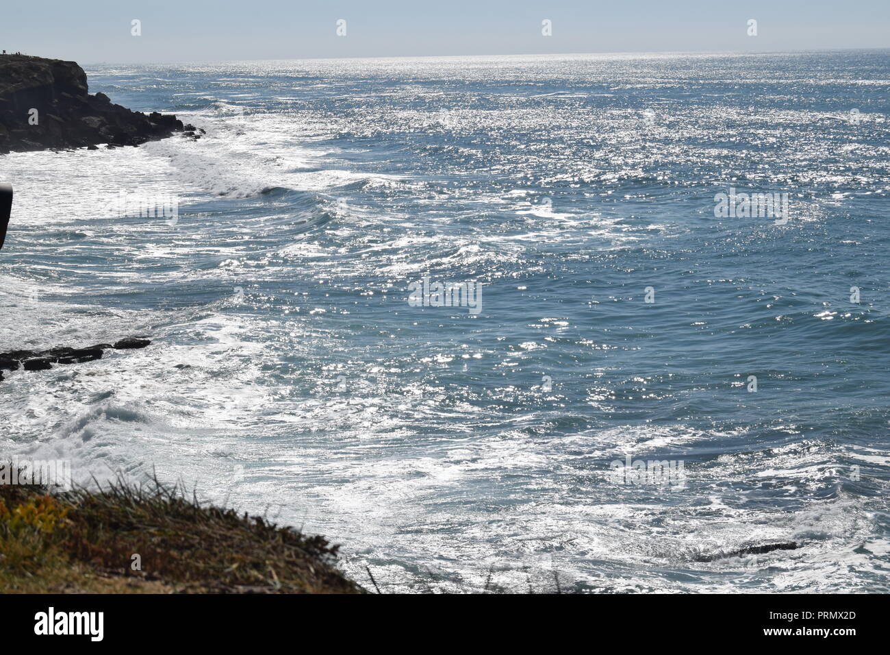 Sonnigen Tag in Küste von Portugal. Stockfoto