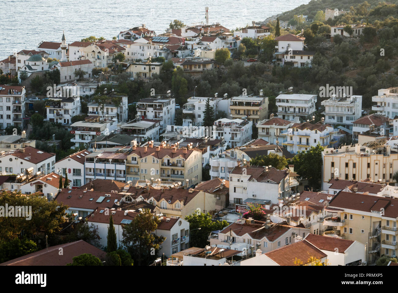 Küstenstadt Kas, Türkei Stockfoto