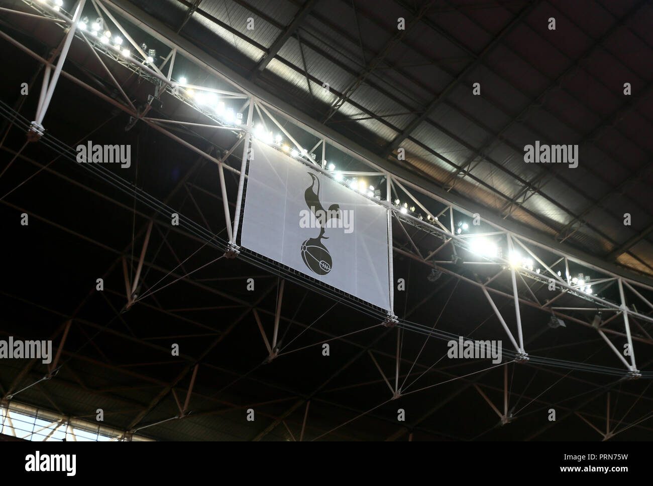 Wembley Stadion, London, UK. 3. Okt 2018. Allgemeine Ansicht von Wembley Stadium vor dem UEFA Champions League Gruppe B Übereinstimmung zwischen den Tottenham Hotspur und Barcelona im Wembley Stadion auf den 3. Oktober 2018 in London, England. (Foto von Leila Credit: PHC Images/Alamy leben Nachrichten Stockfoto