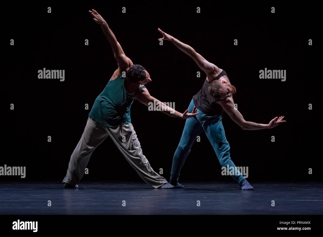 London, Großbritannien. 3. Okt 2018. William Forsythe - einen ruhigen Abend Tanz in Sadler's Wells. Credit: Guy Corbishley/Alamy leben Nachrichten Stockfoto