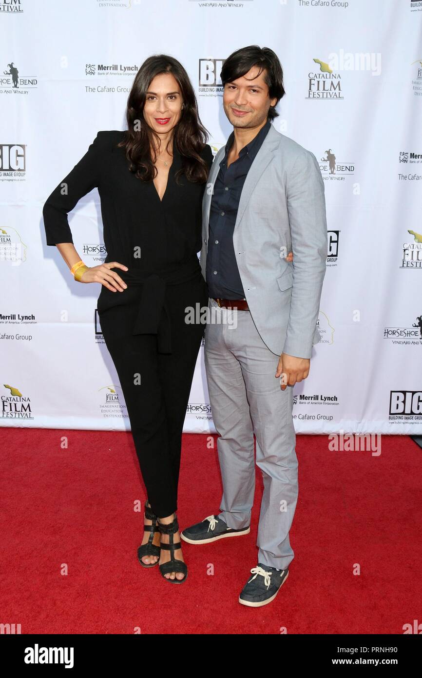 Long Beach, CA. 29 Sep, 2018. Melissa Jackson, Nikhil Melnechuk in der Ankunftshalle für CATALINA FILM FEST - SAT, Long Beach, CA 29. September 2018. Credit: Priscilla Grant/Everett Collection/Alamy leben Nachrichten Stockfoto