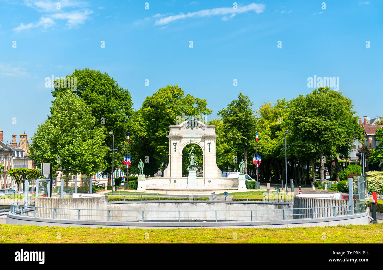 Kriegerdenkmal in Chartres, Frankreich Stockfoto