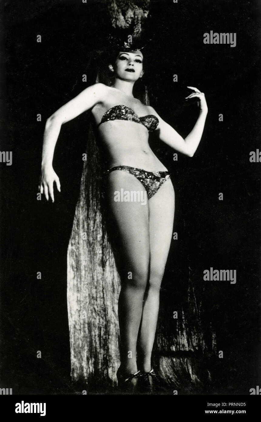 Italienische burleske Darsteller Gilda Marino, 1950er Jahre Stockfoto