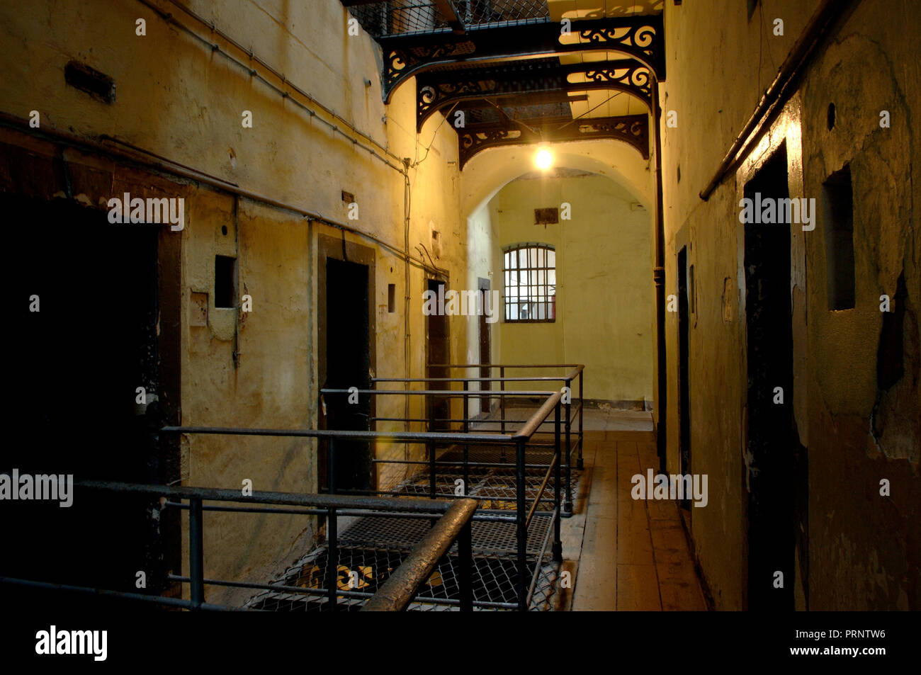 Zellen in Kilmainham Gaol, Dublin, Irland, EU. Stockfoto