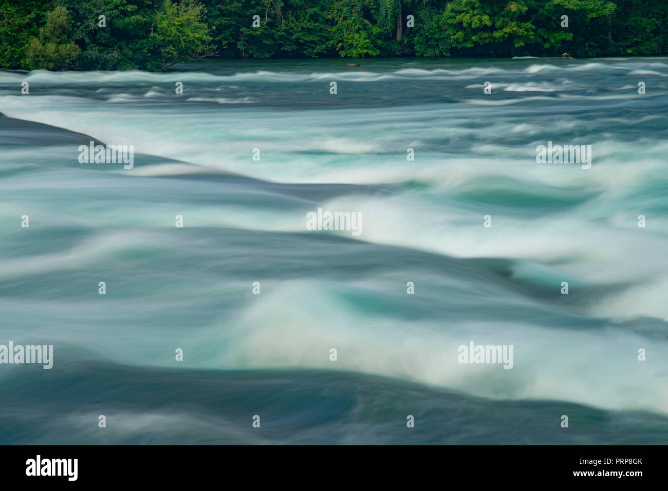Fließendes Wasser Motion Blur, St. Lawrence River Stockfoto