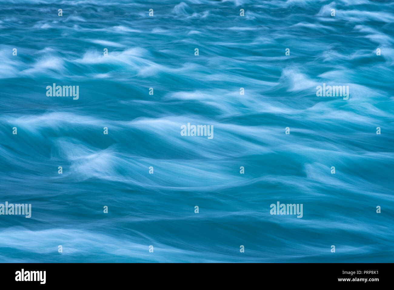 Fließendes Wasser Motion Blur, St. Lawrence River Stockfoto
