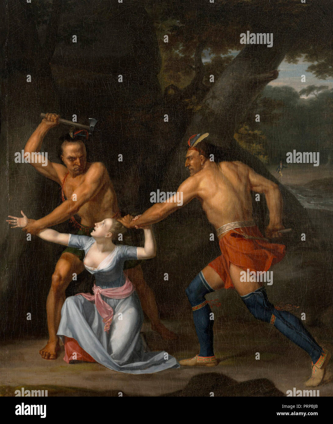 Die Ermordung von Jane McCrea - John Vanderlyn, 1804 Stockfoto