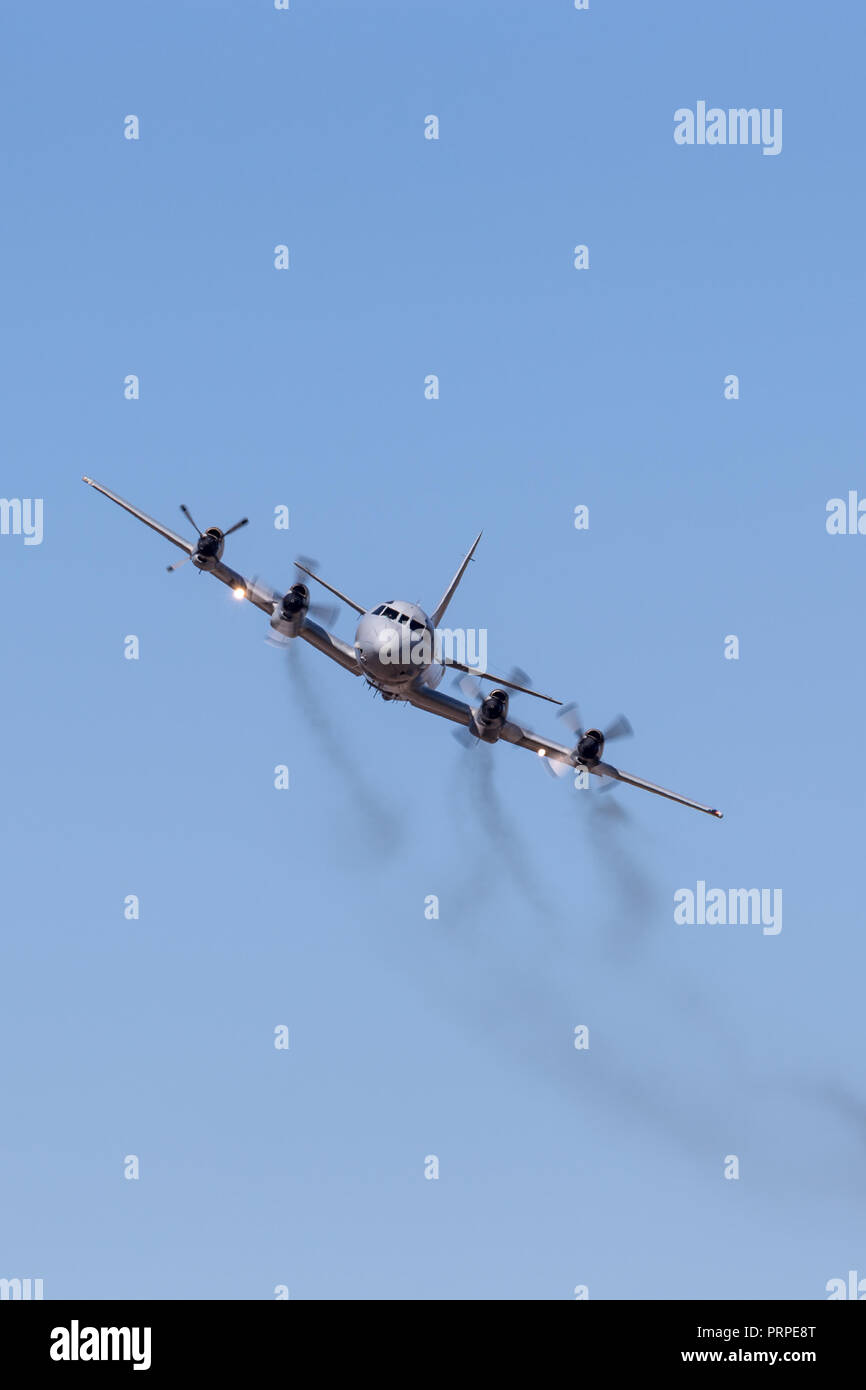 Royal Australian Air Force (RAAF) Lockheed AP-3C Orion Maritime Patrol und Anti-U-Boot Kriegsführung Flugzeuge. Stockfoto