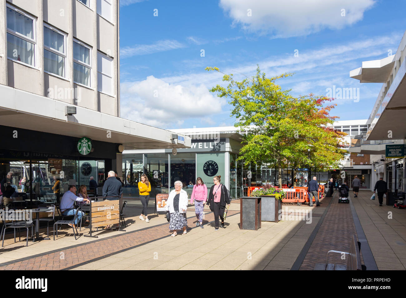 Yate Einkaufszentrum, Yate, Gloucestershire, England, Vereinigtes Königreich Stockfoto