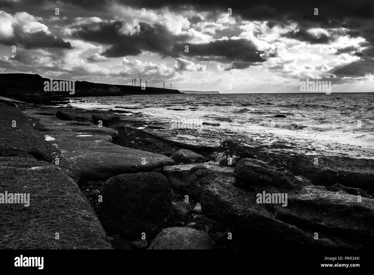 Seascape shorline North West England lakedistrict Stockfoto
