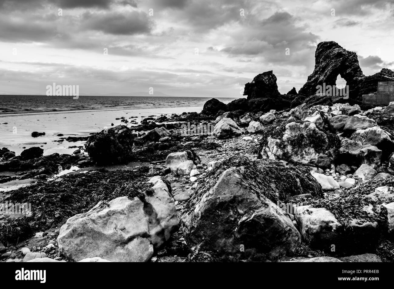 Seascape shorline North West England lakedistrict Stockfoto