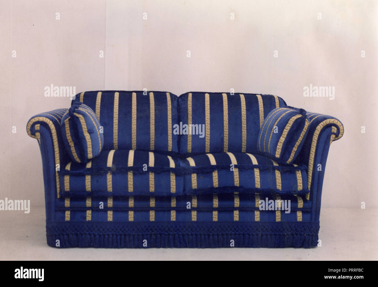 Sofa blau, 1990 s Stockfoto