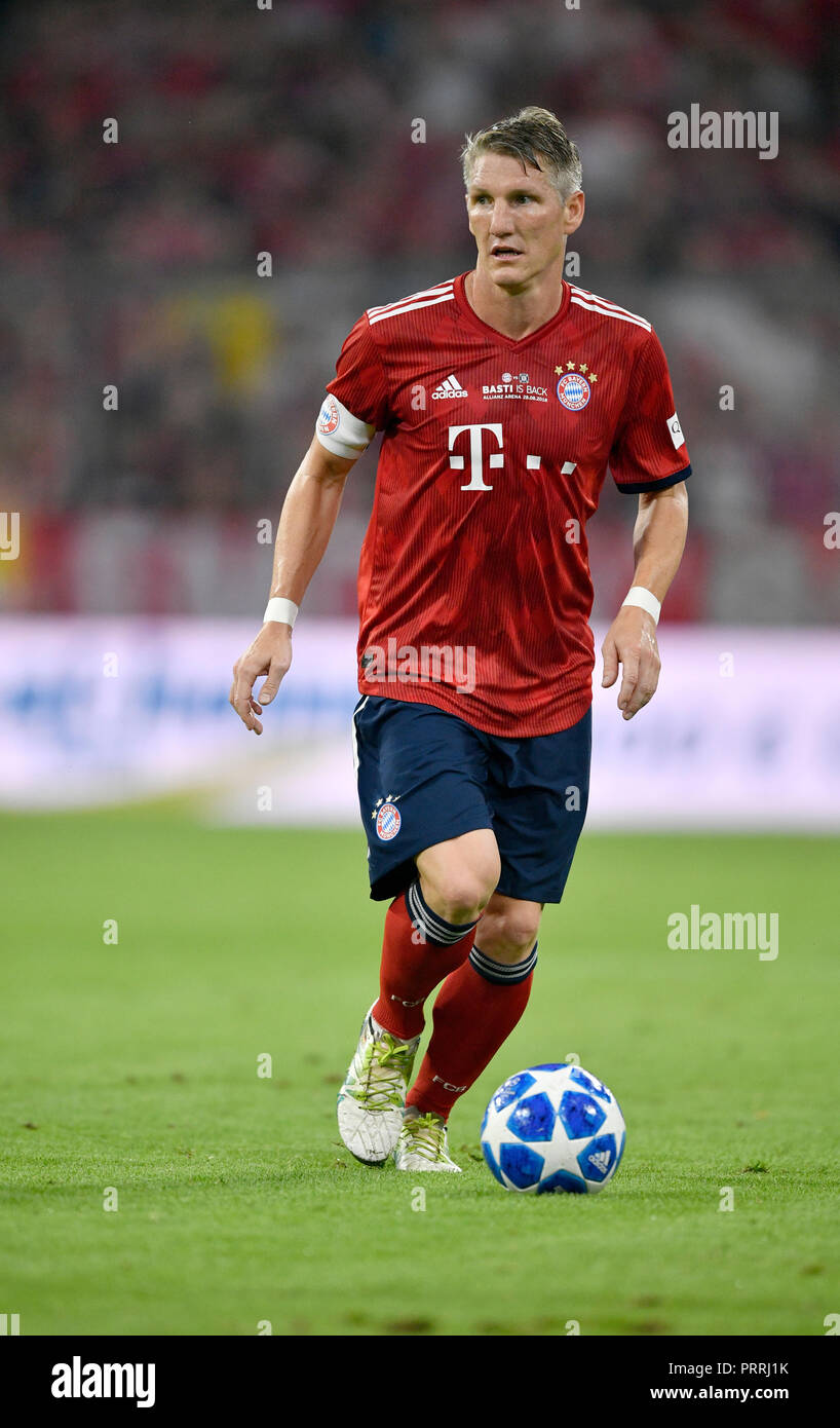 Abschied mit Bastian Schweinsteiger, Allianz Arena, München, Bayern, Deutschland Stockfoto
