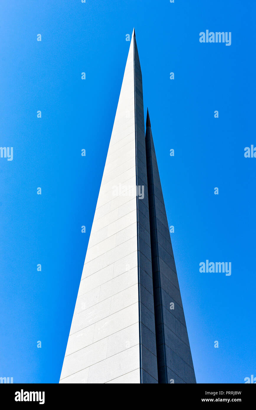 Die eindringliche armenischen Genozid Museum in der Hauptstadt Stockfoto