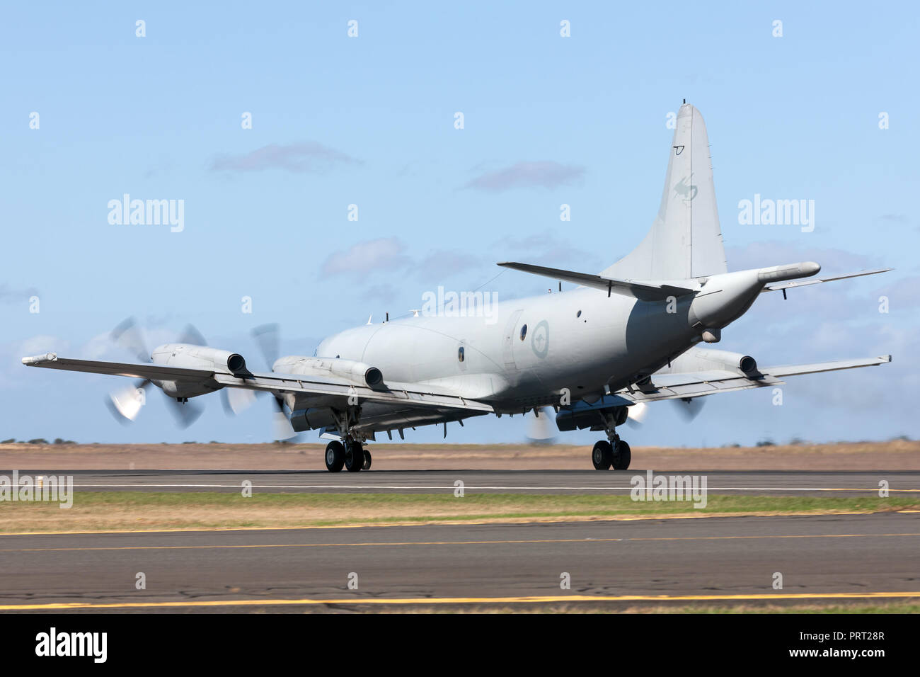 Royal Australian Air Force (RAAF) Lockheed AP-3C Orion Maritime Patrol und Anti-U-Boot Kriegsführung Flugzeuge. Stockfoto