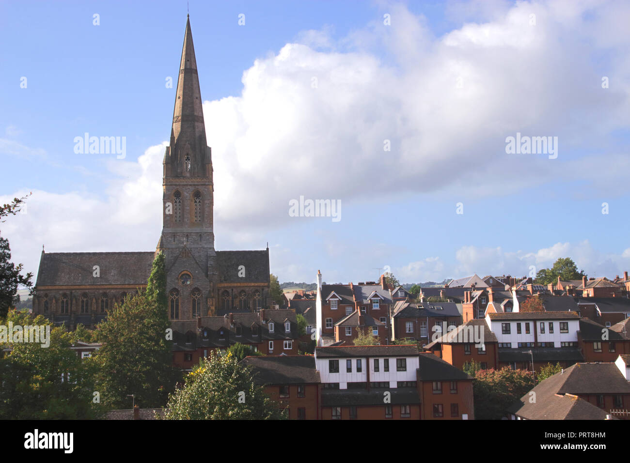 St Michael und alle Engel Kirche Berg Dinham Exeter Devon Stockfoto