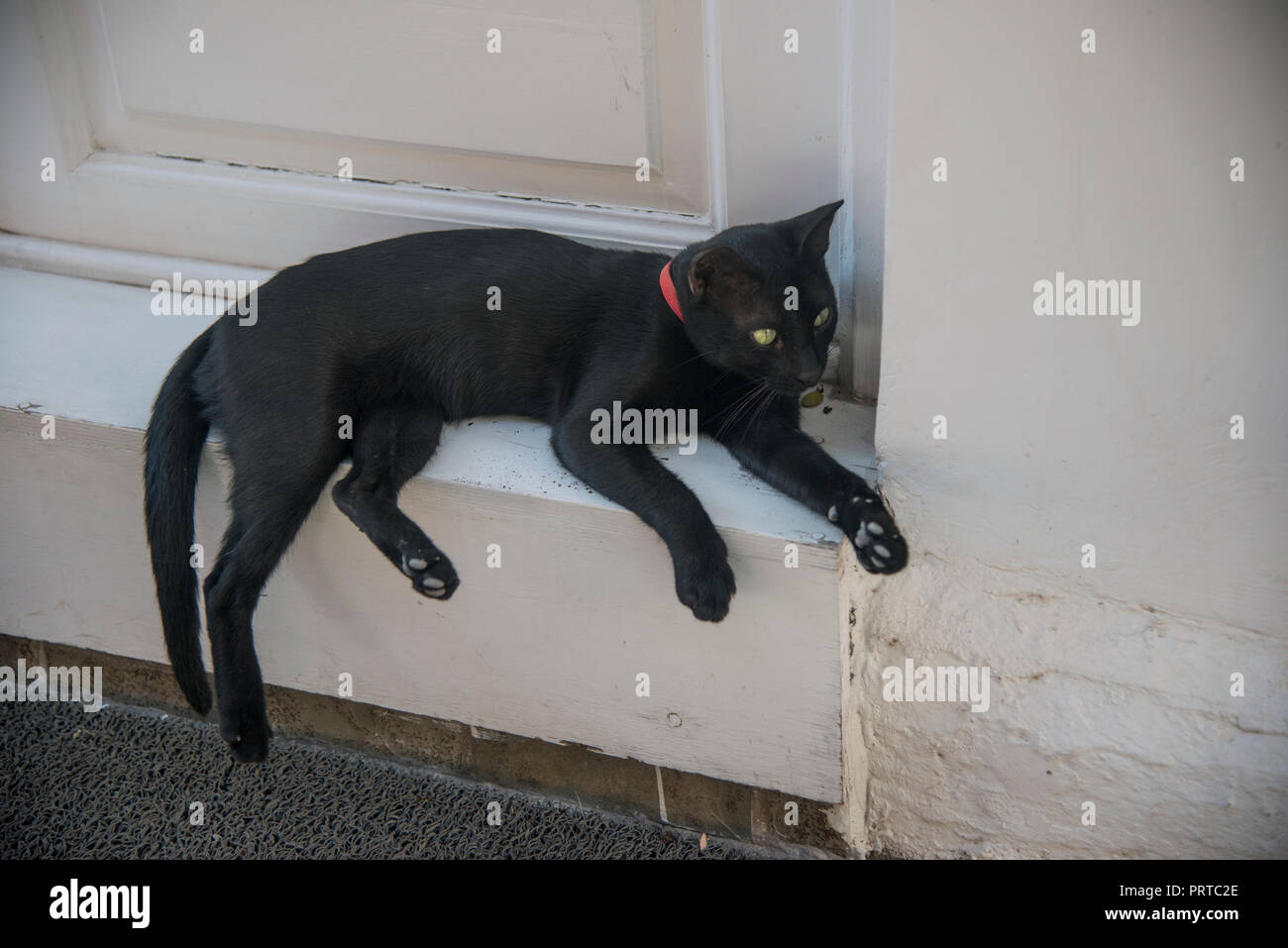 Dachterrasse mit Blick auf Athen Stockfoto