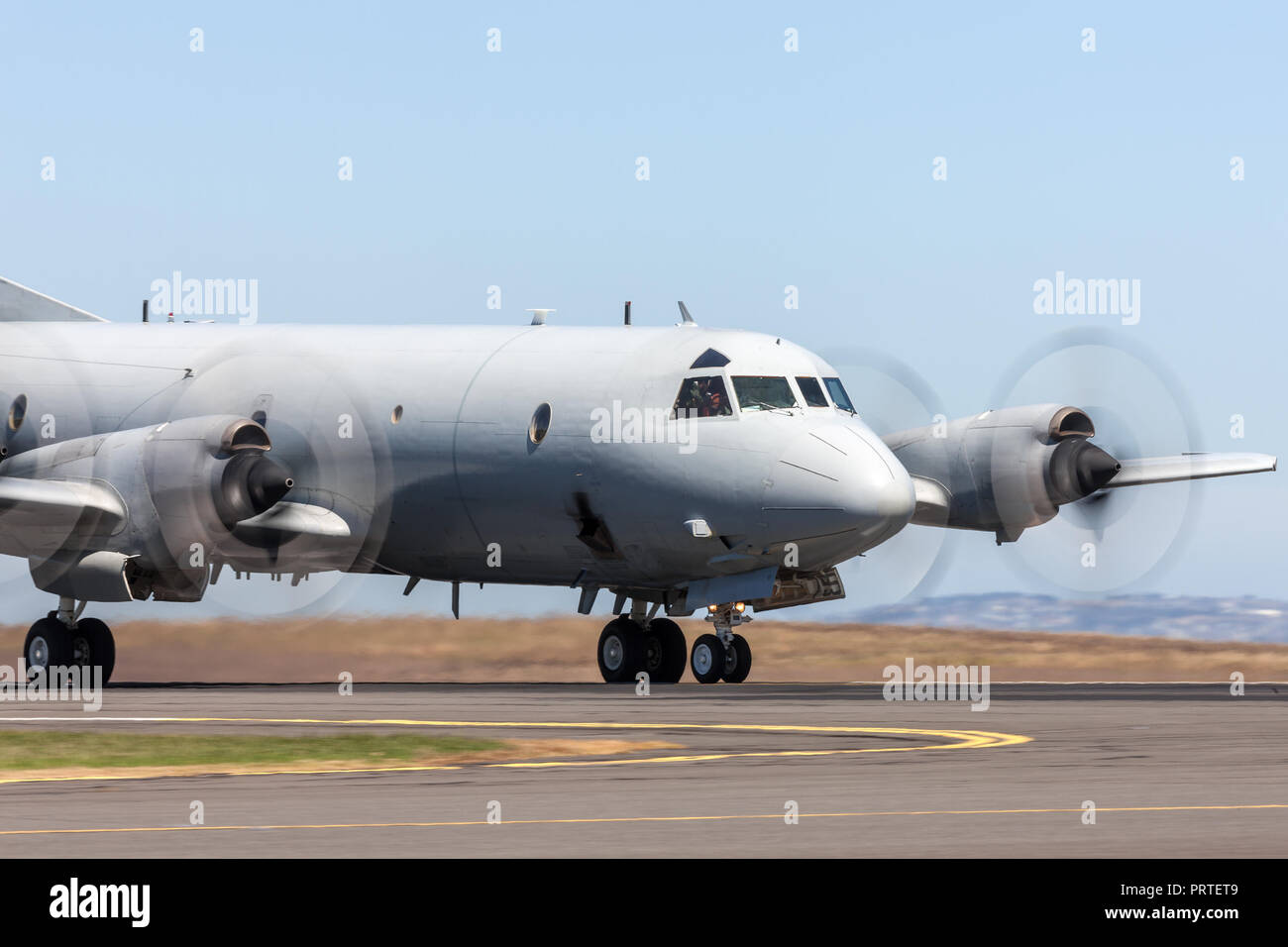 Royal Australian Air Force (RAAF) Lockheed AP-3C Orion Maritime Patrol und Anti-U-Boot Kriegsführung Flugzeuge. Stockfoto