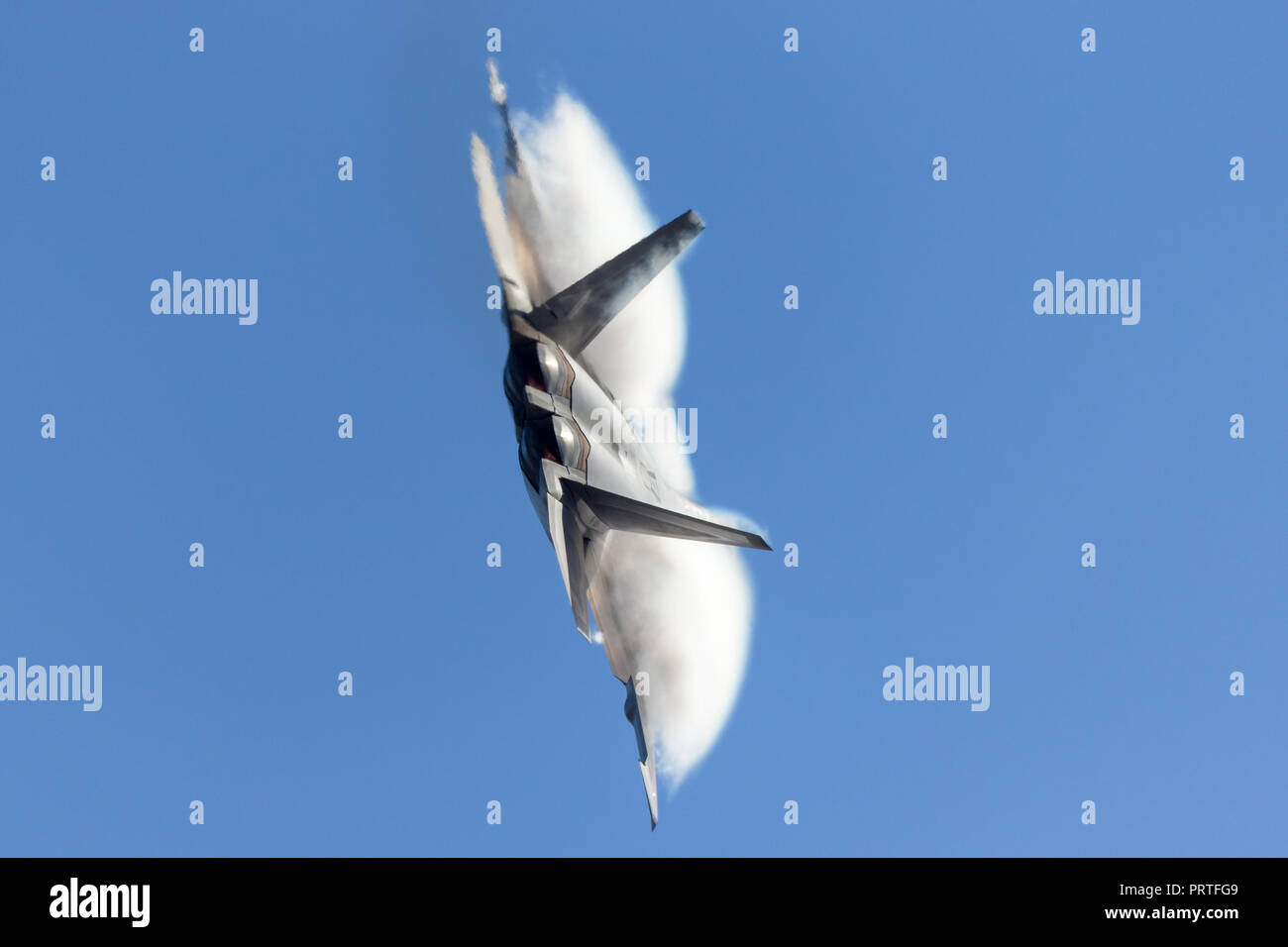 United States Air Force (USAF) Lockheed Martin F-22A Raptor der fünften Generation, Einzel-, Doppel - Motor, Stealth Tactical Fighter Aircraft. Stockfoto