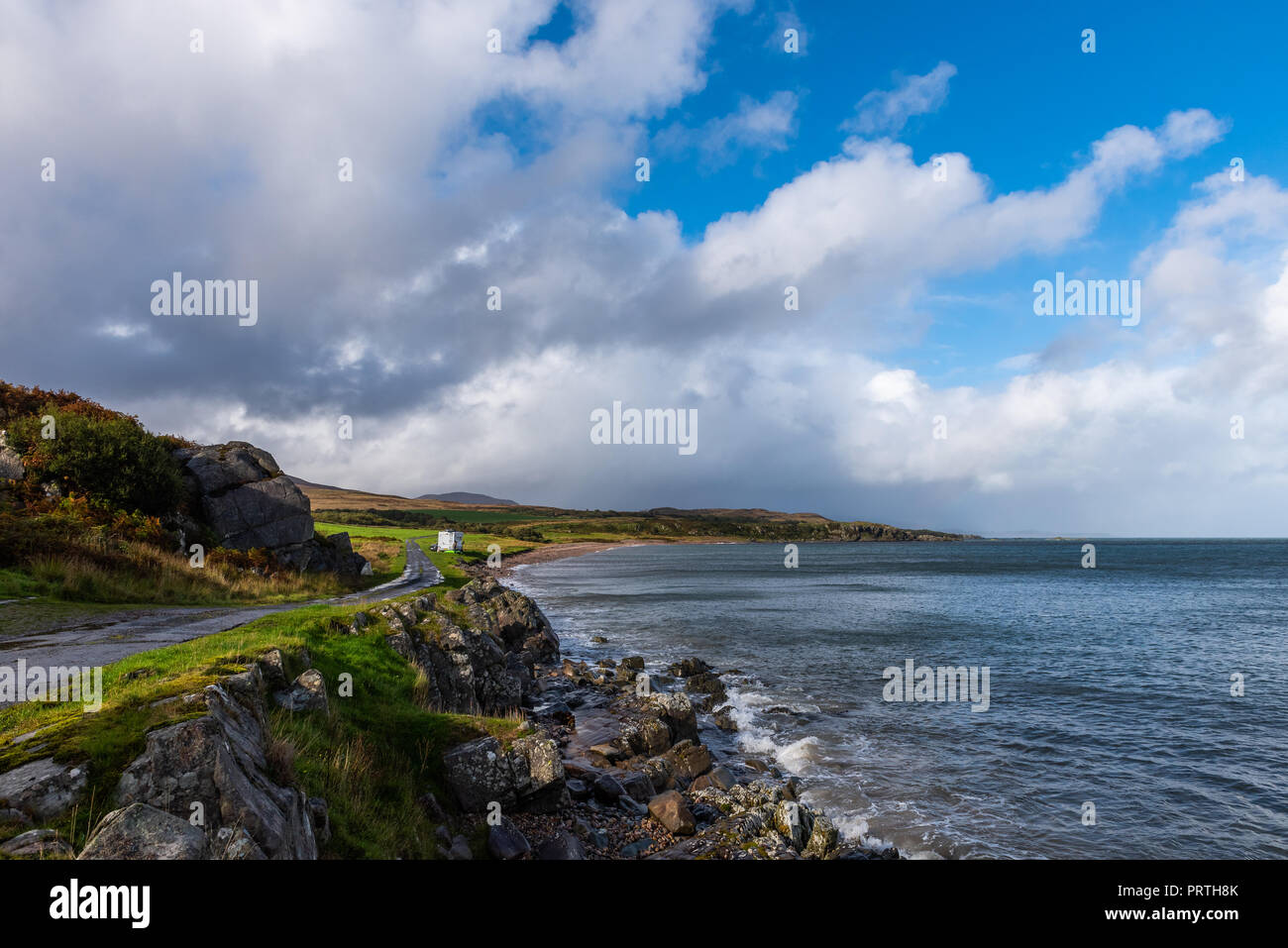 Claggain Bucht bei Ardtalla om der Inneren Hebriden Insel Islay Schottland Stockfoto