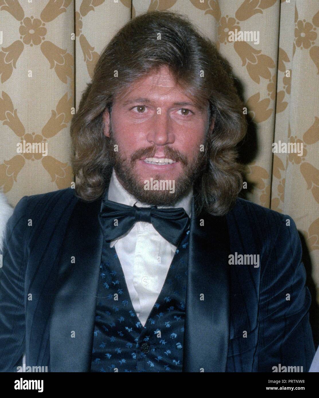 Barry Gibb Undatiertes Foto von John Barrett/PHOTOlink Stockfoto