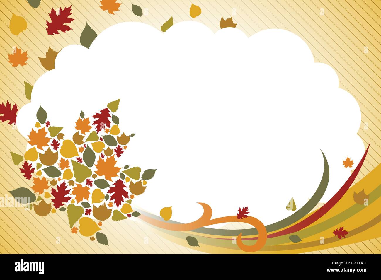 Ein Vektor Abbildung: Herbst Herbst Hintergrund Stock Vektor