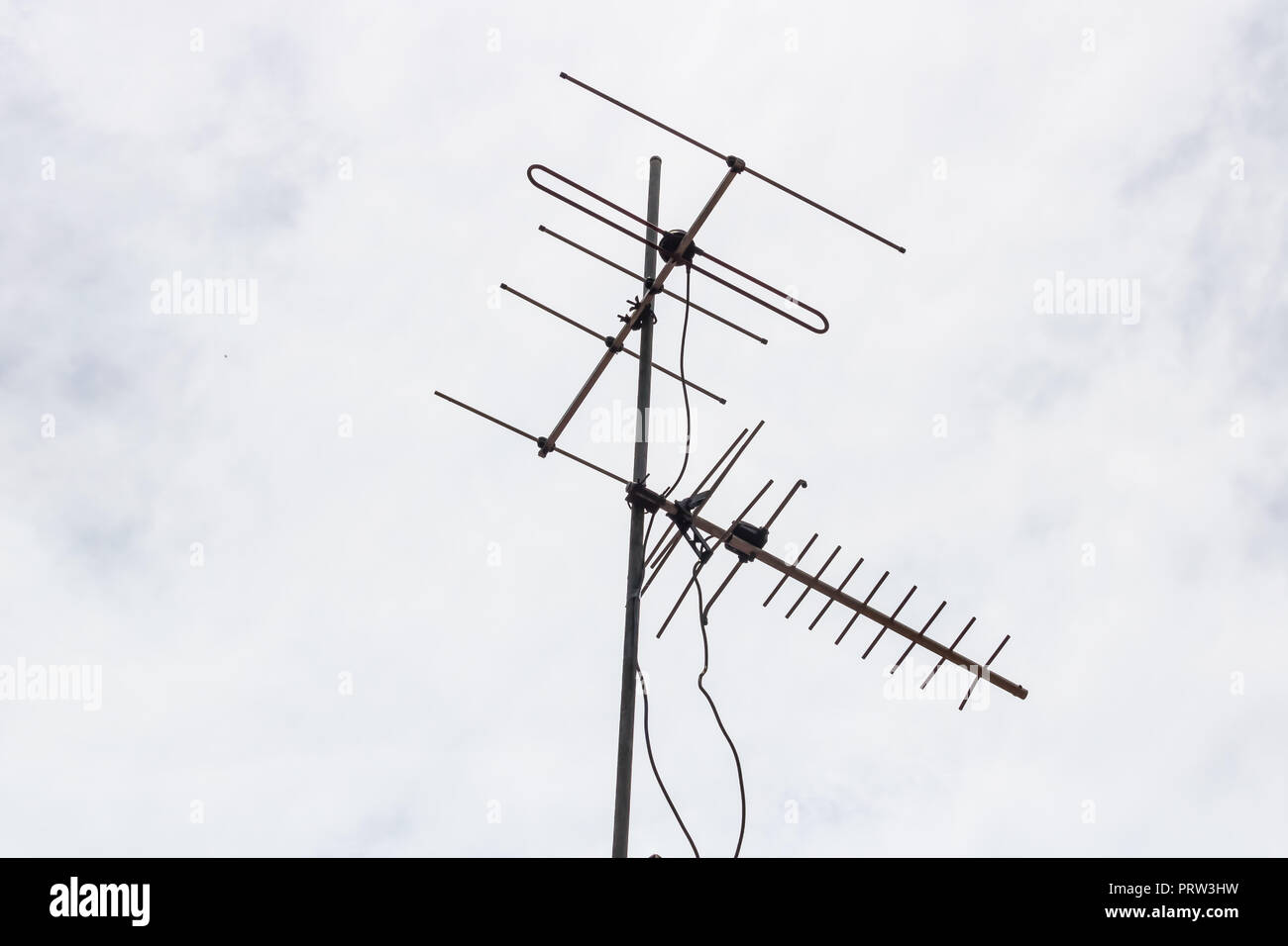 TV-Antennen Stockfoto