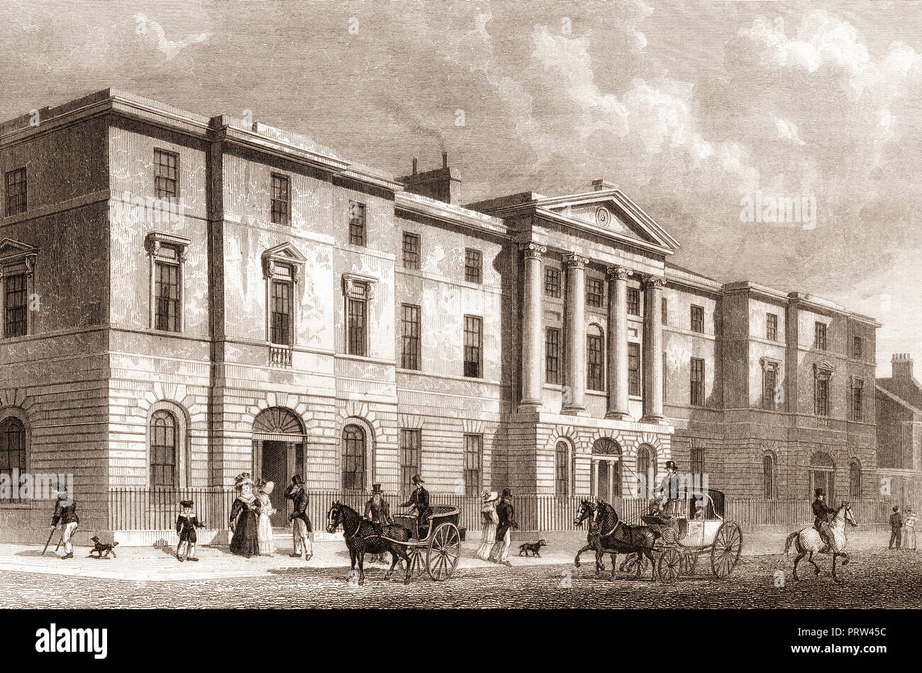 Assembly Rooms, George Street, Edinburgh, Schottland, 19. Jahrhundert, von modernen Athen von Th. H. Hirte Stockfoto